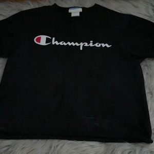 Black champion shirt